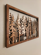 Into The Wild - 7 Layer Wall Art