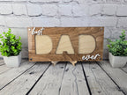 Best Dad Ever 3-Photo Picture Frame