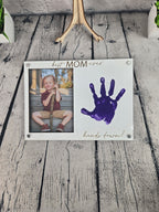 DIY “Hands Down Best Grandma Ever” Handprint Frame