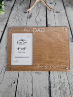 DIY “Hands Down Best Dad Ever” Handprint Frame