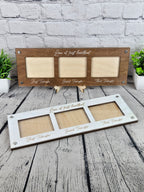 Love at First Heartbeat 3 Trimester Sonogram Frame