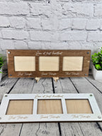 Love at First Heartbeat 3 Trimester Sonogram Frame
