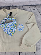 Sweatshirt and Matching Dog Bandana