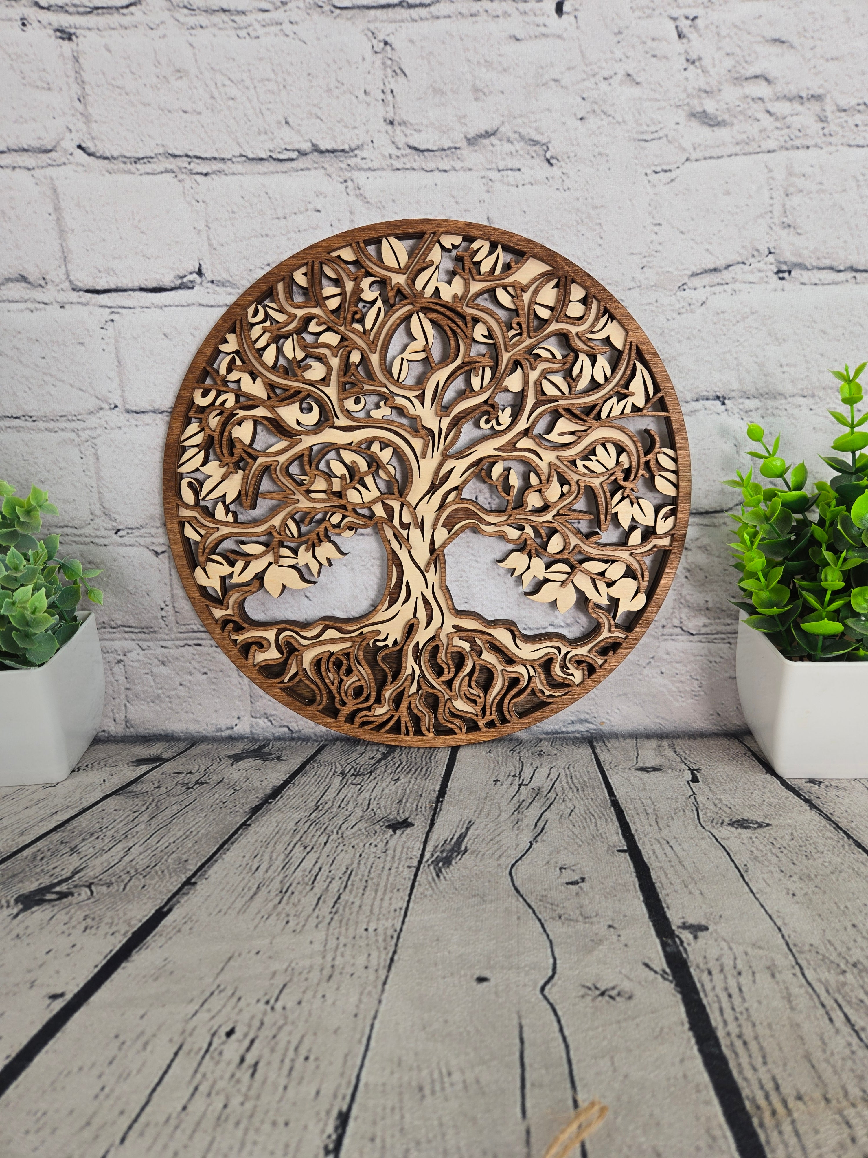 4-Layer Tree of Life Wood Wall Art | 3 Sizes Available