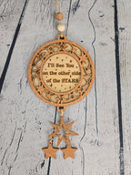 Handcrafted Wood Memorial Wall Hanger | Sympathy & Remembrance Gift