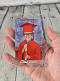 Magnetic Acrylic Photo Frame Ornament | 2"x3" Wallet & Instax Mini Pictures