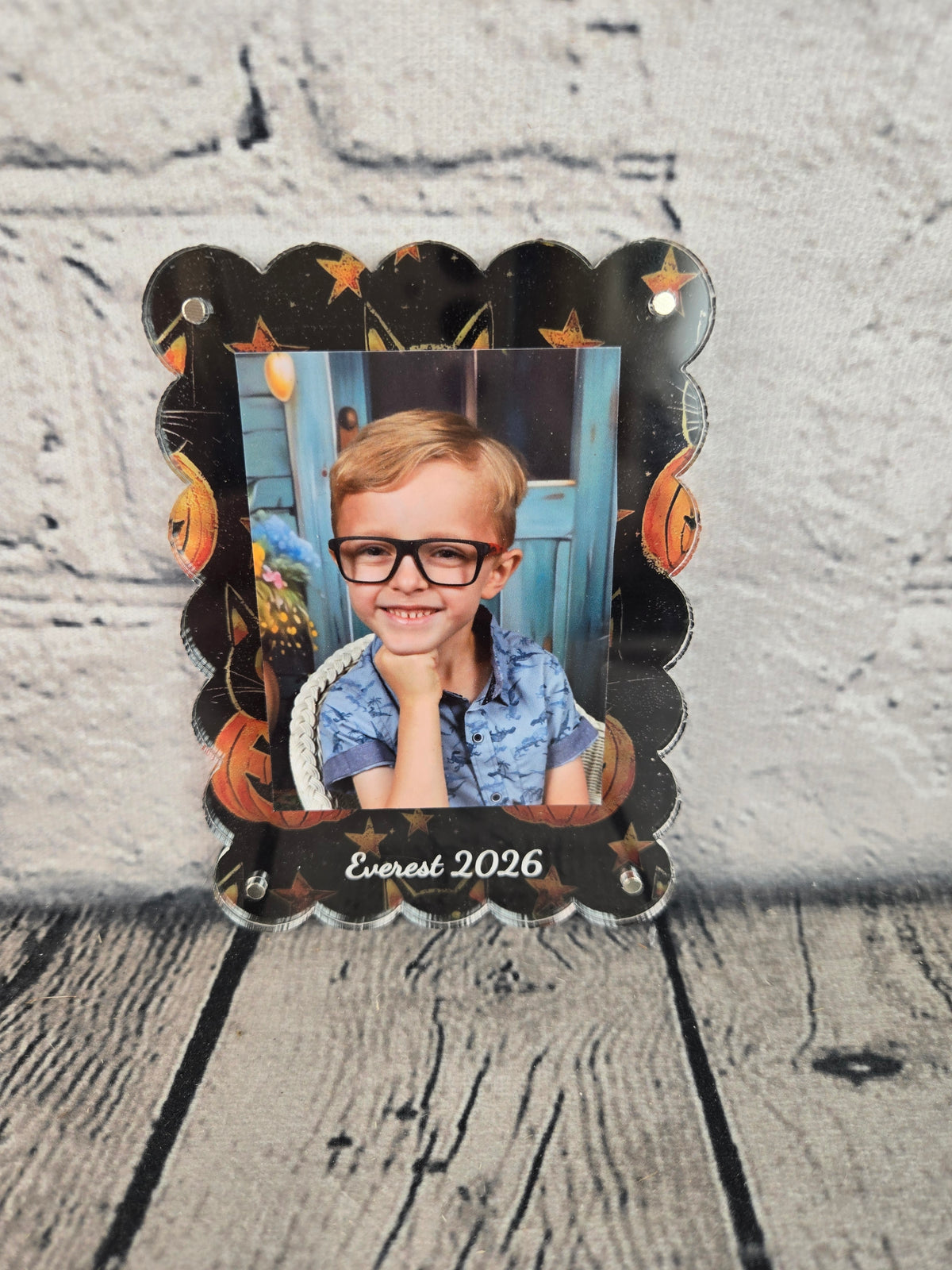 Magnetic Acrylic Photo Frame Ornament | 2"x3" Wallet & Instax Mini Pictures