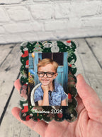 Magnetic Acrylic Photo Frame Ornament | 2"x3" Wallet & Instax Mini Pictures
