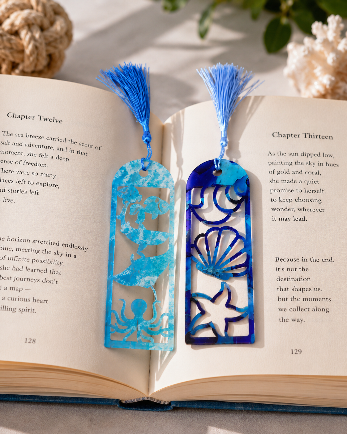 Coastal Acrylic Bookmark