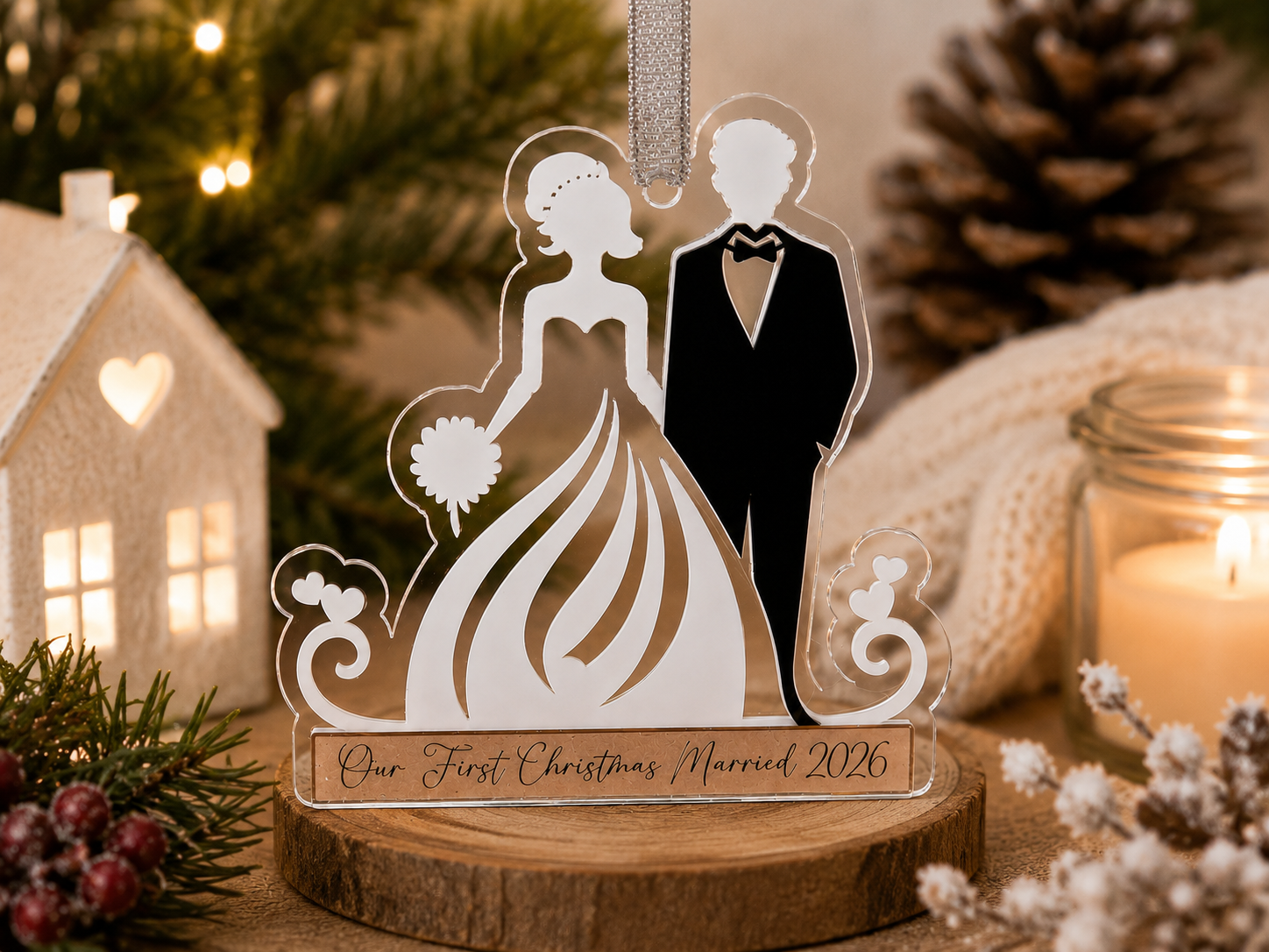 Our First Christmas Married Ornament