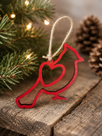 Heavenly Messenger Cardinal Ornament with Story Card