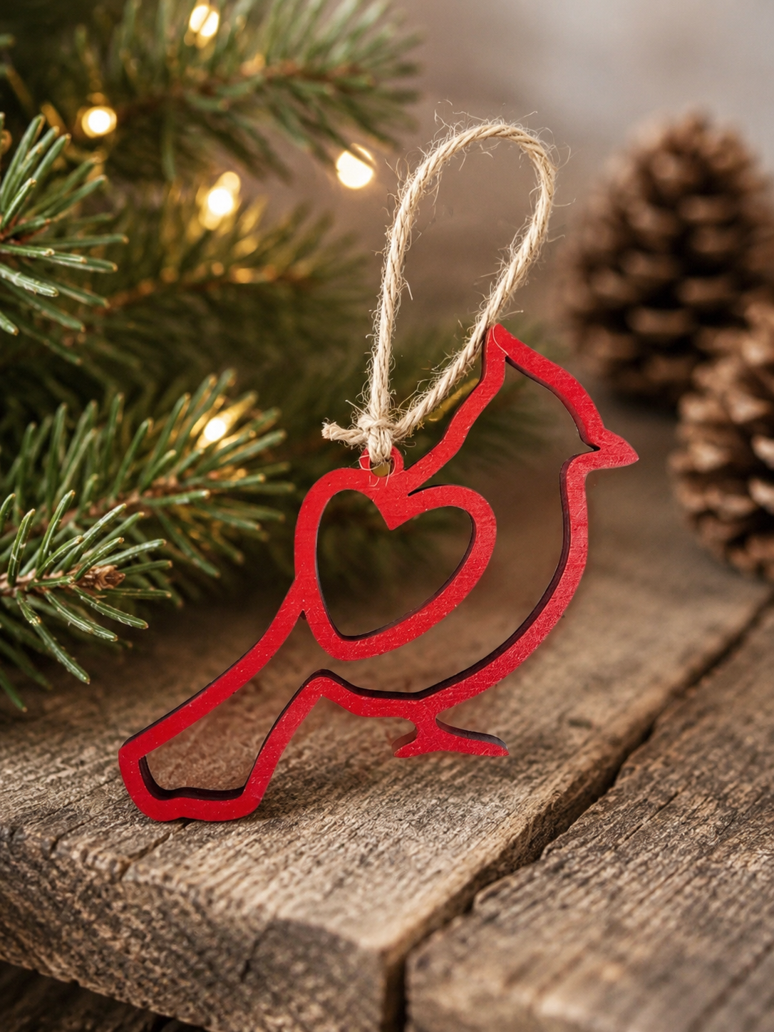 Heavenly Messenger Cardinal Ornament with Story Card