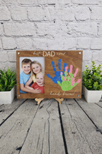 DIY “Hands Down Best Dad Ever” Handprint Frame