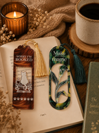 Handcrafted Bookmark with Tassel | 4 Styles | Wood & Acrylic